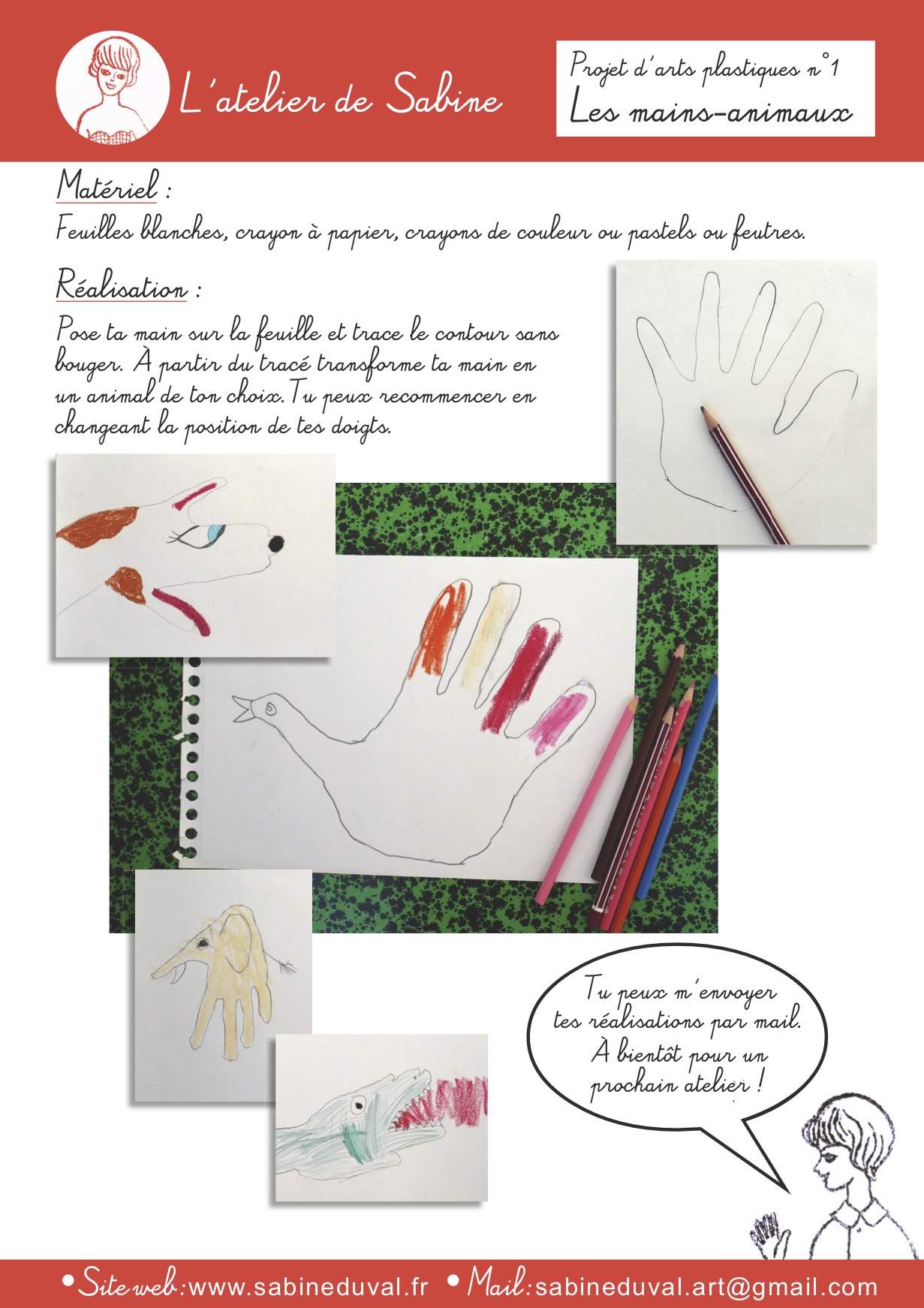 Atelier N1 mains animaux